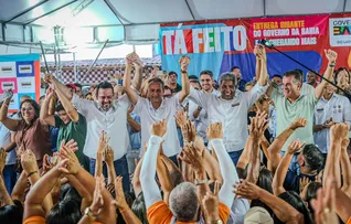LUCAS REIS ACOMPANHA JERÔNIMO EM AGENDA DE ENTREGAS EM PIRAÍ DO NORTE E RECEBE APOIO DO PREFEITO FABIANO PEREIRA