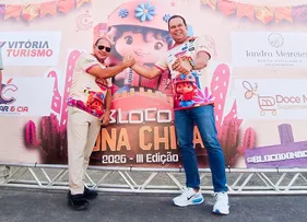 GERALDINHO PARTICIPA DO TRADICIONAL BLOCO DONA CHICA EM ESPLANADA