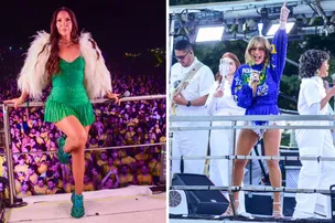 CLAUDIA LEITTE E IVETE SANGALO TROCAM MENSAGENS EM SHOW E AGITAM FÃS
