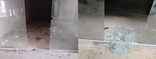 LOJAS DA ESTAÇÃO CIDADELA SÃO VANDALIZADAS; PREFEITURA ANALISA PROJETO DA EMPRESA QUE OCUPARÁ OS ESPAÇOS