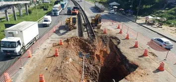 OBRAS MANTÊM INTERDIÇÃO PARCIAL NA BR-324; CONFIRA COMO FICA TRÂNSITO NA REGIÃO