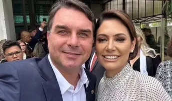 MICHELLE E FLÁVIO BOLSONARO PREPARAM VÍDEO JUNTOS PARA SELAR RECONCILIAÇÃO