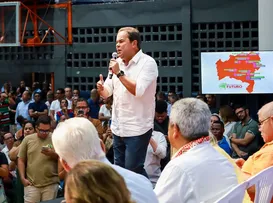 GERALDO JUNIOR CRITICA ACM NETO DURANTE PGP COM CANDIDATOS A DEPUTADO EM SALVADOR