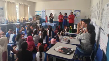 BAMIN LEVA AÇÕES DE PREVENÇÃO A QUEIMADAS PARA ESCOLAS DE SANTA LUZIA E GUIRAPÁ