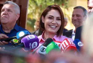 MICHELLE SOBRE VICE DE FLÁVIO: "GOSTARIA QUE FOSSE UMA MULHER"
