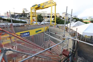 OBRAS DO METRÔ ENTRE LAPA E CAMPO GRANDE AVANÇAM EM SALVADOR