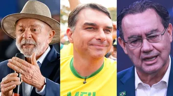 NEXUS/BTG: FLÁVIO E CURY FICAM NUMERICAMENTE À FRENTE DE LULA NO 2º TURNO