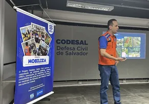 DEFESA CIVIL DE SALVADOR REALIZA NOVAS CAPACITAÇÕES DO PROJETO MOBILIZA EM SETEMBRO