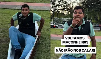 DIEGO CASTRO VOLTA AO INSTAGRAM E PROVOCA ESTUDANTES DA UFBA