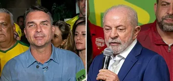 FLÁVIO BOLSONARO TEM VANTAGEM CONTRA LULA NO 2º TURNO, DIZ PESQUISA ATLASINTEL